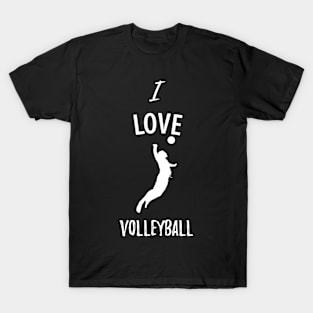 Volleyball Sport Team Play Gift T-Shirt